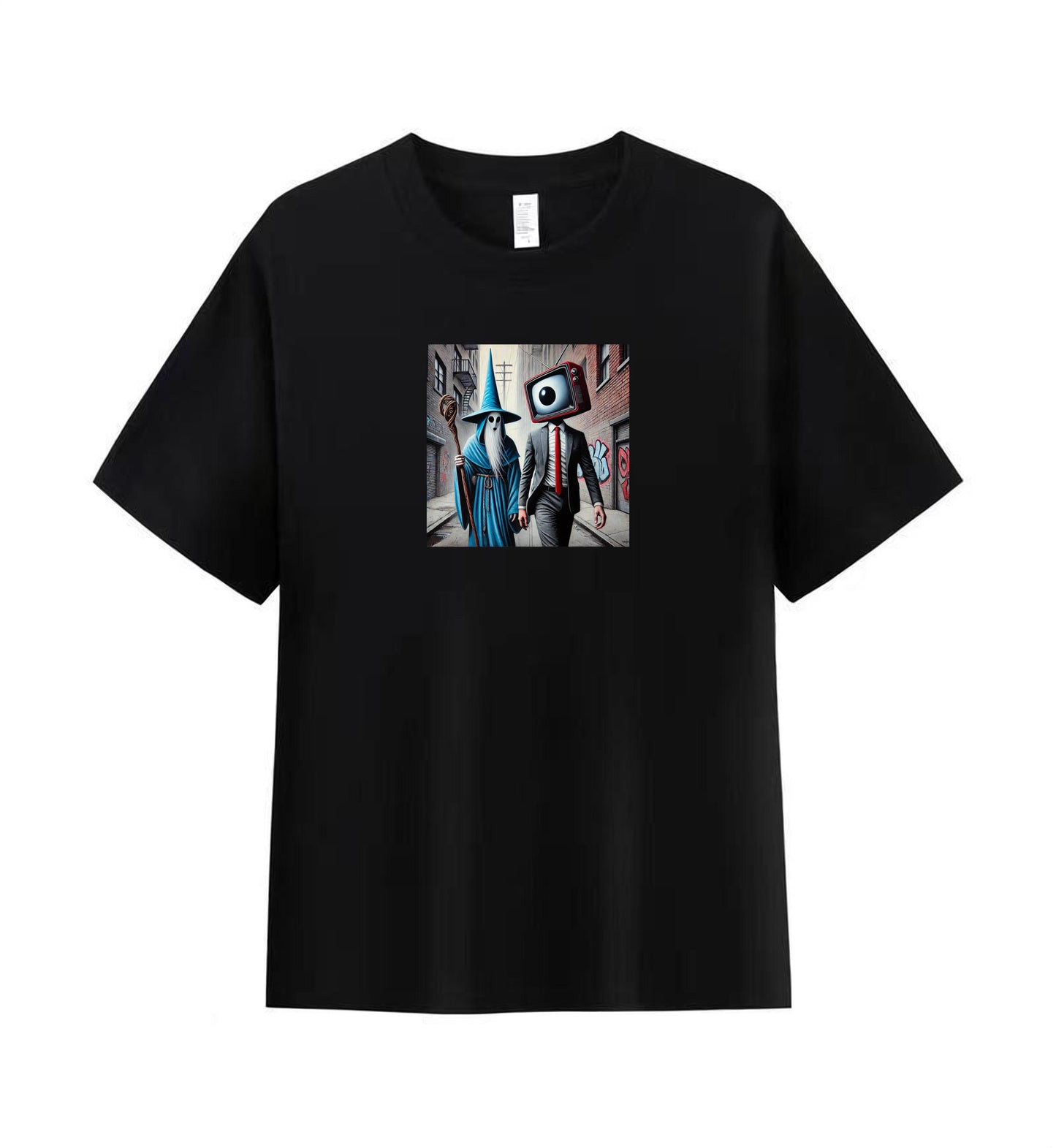 Premium Men's Tee with Fantasy Street Style Artwork