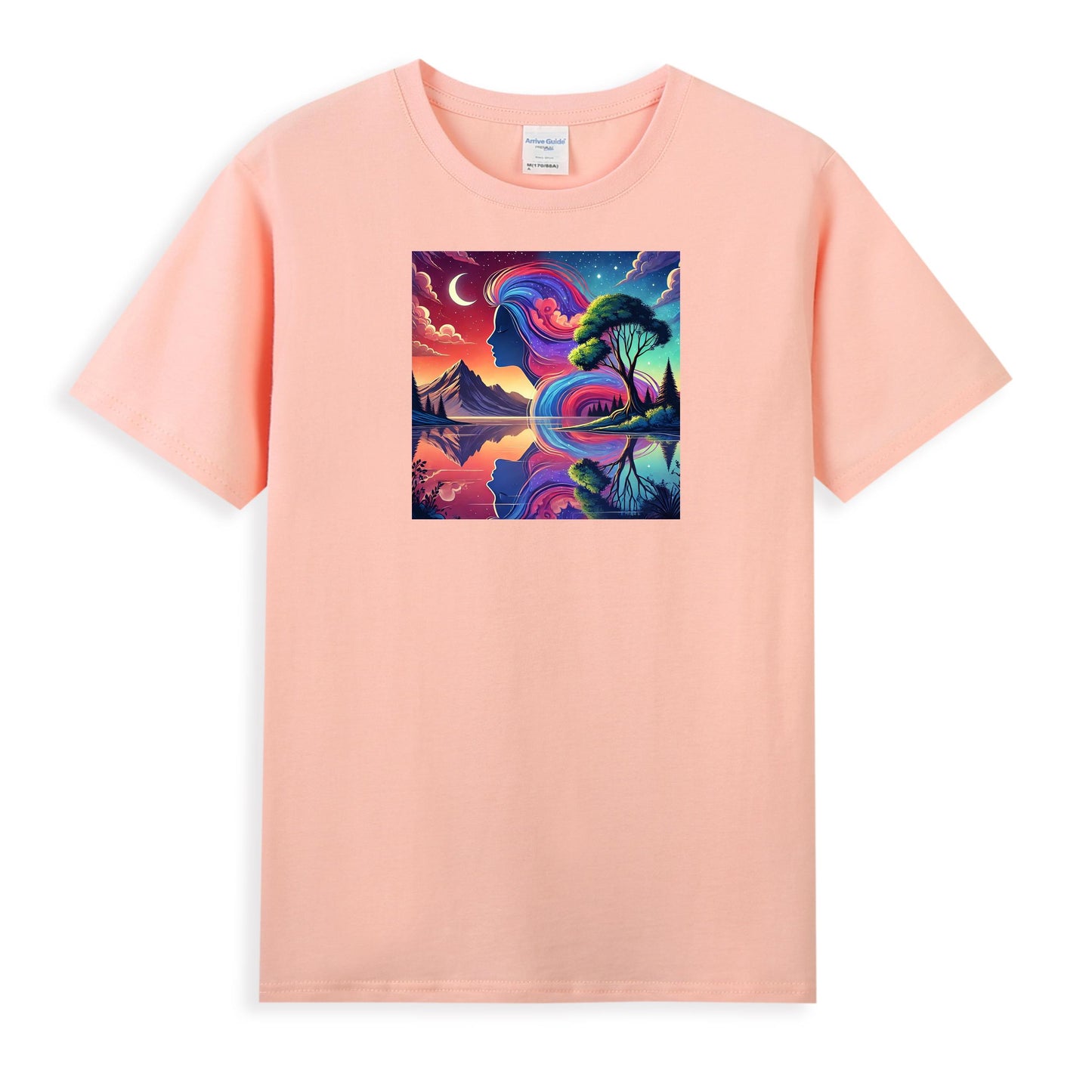 Cosmic Reflections - Women's Mystical Landscape Tee