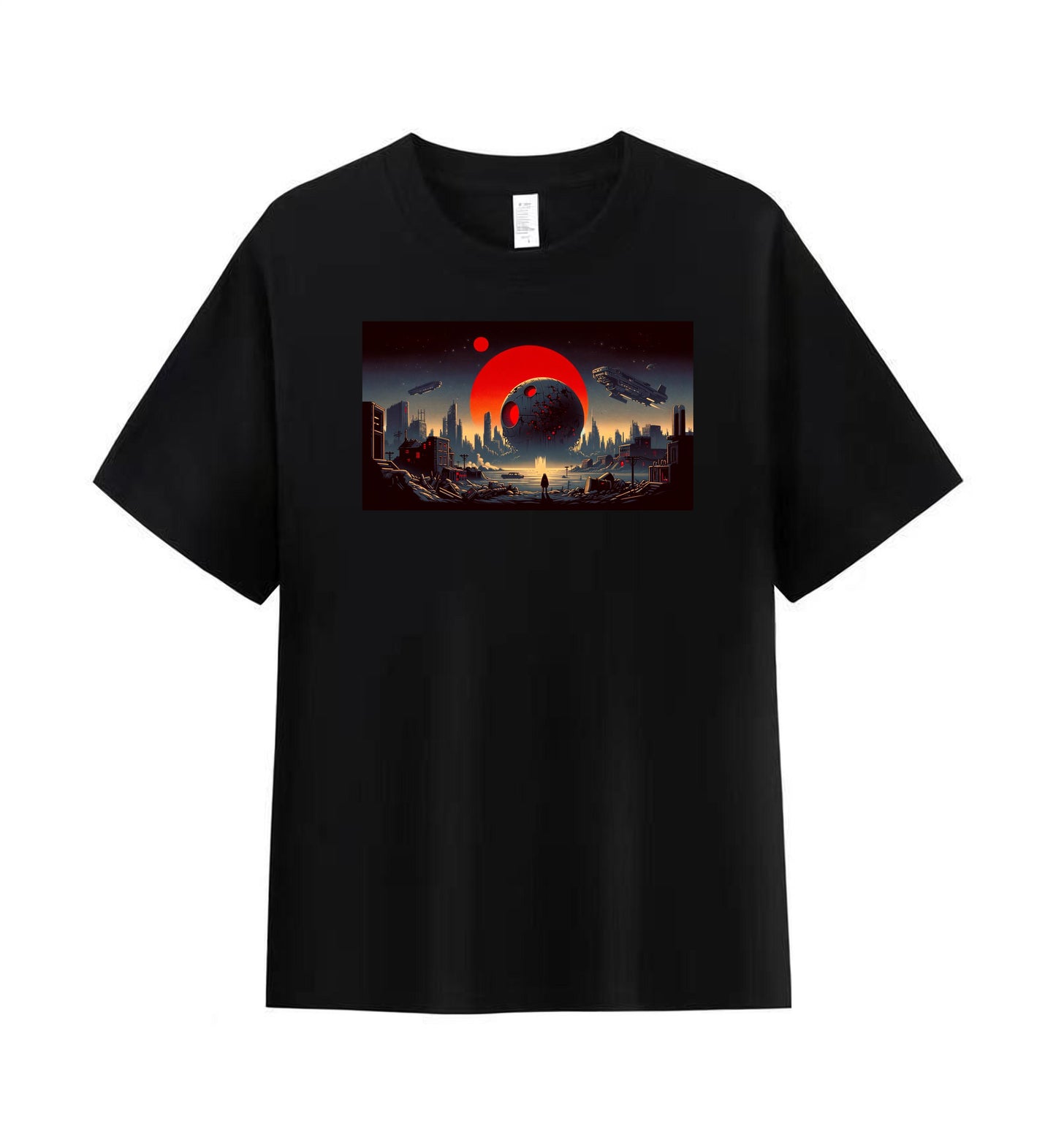 Dystopian Future Men's Tee - A World on the Brink 3