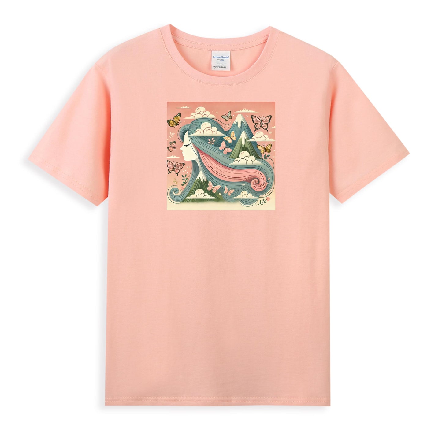 Women's 100% Cotton Tee - The Beauty of Nature's Flow