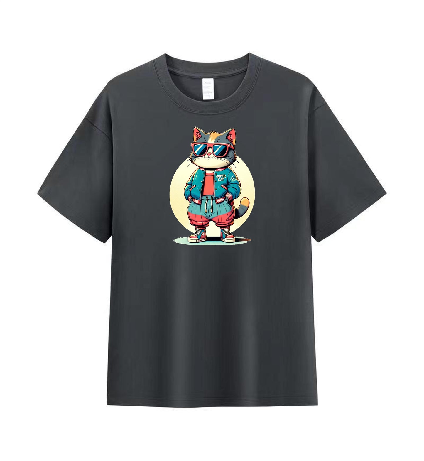 Hipster Super Cat Tee 2