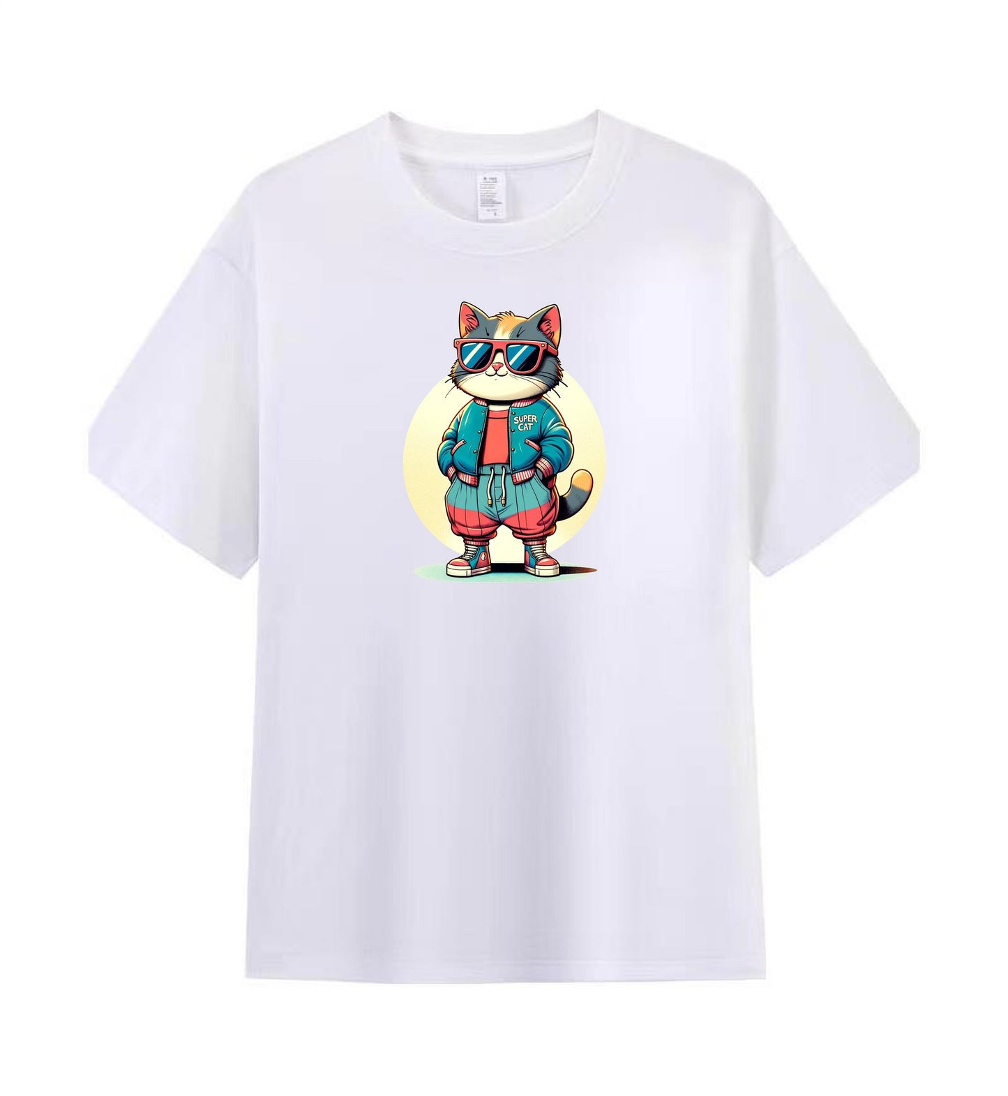 Hipster Super Cat Tee 2