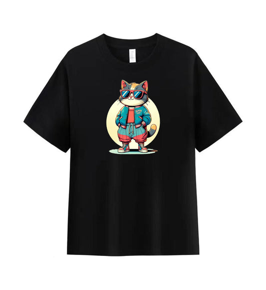 Hipster Super Cat Tee 2