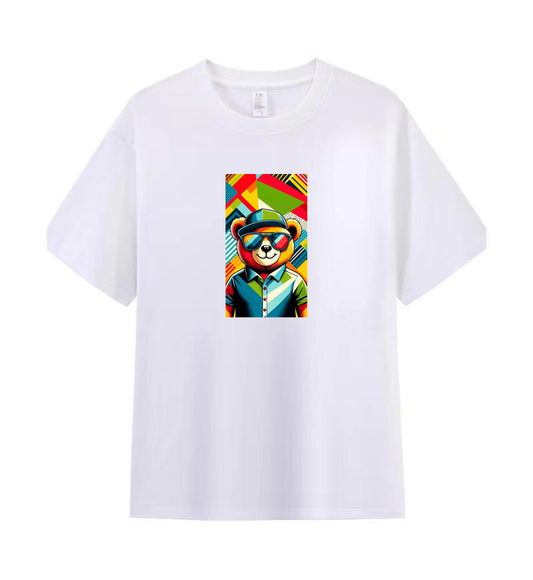 Hipster Bear Streetwear Tee