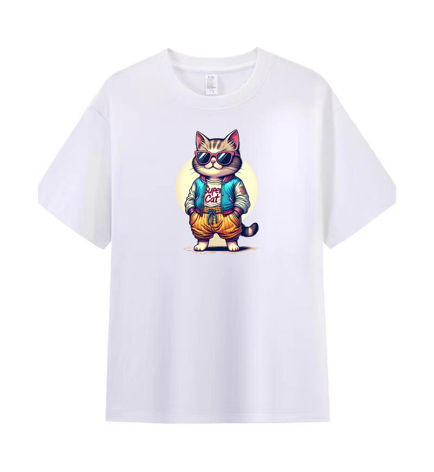 Hipster Super Cat Tee 1