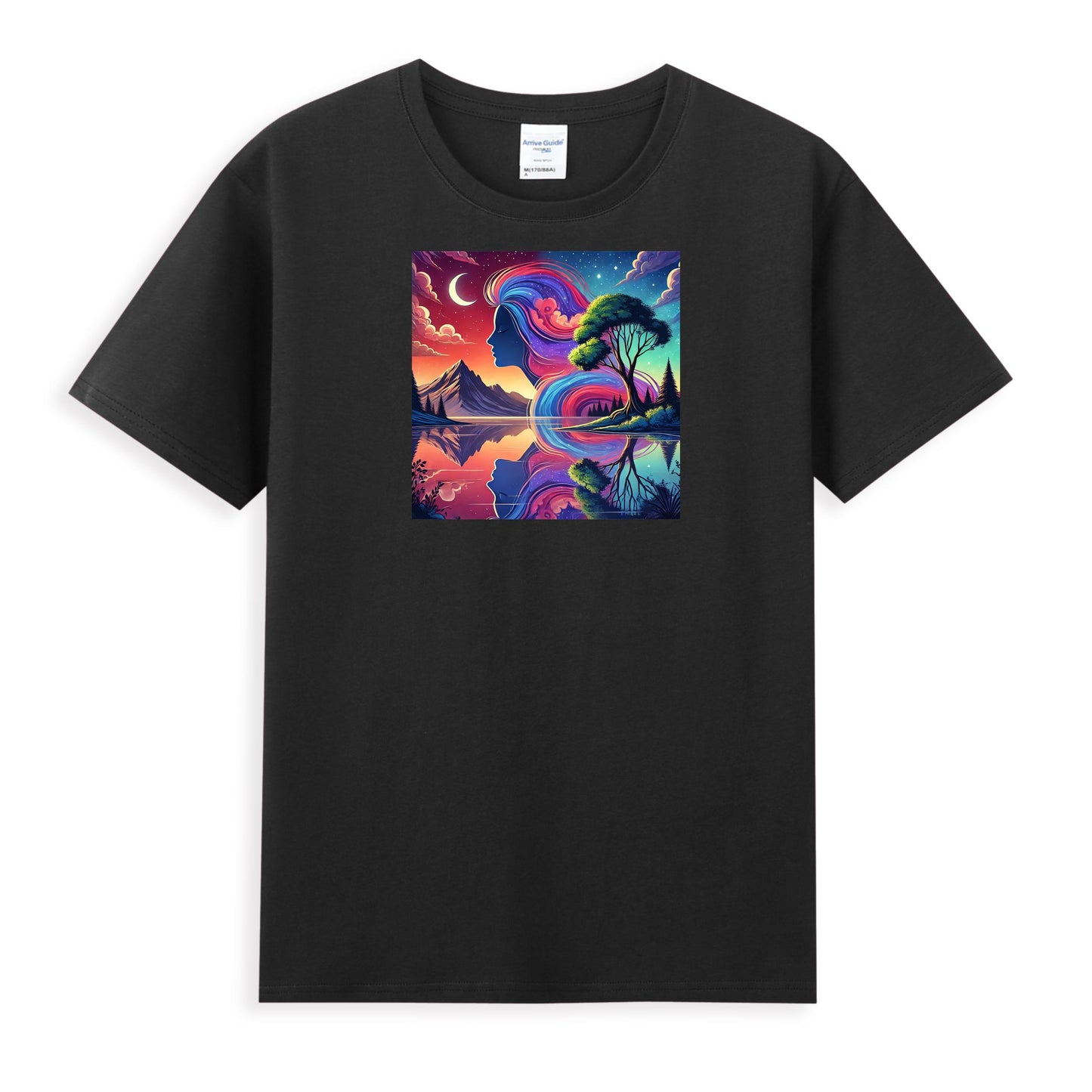 Cosmic Reflections - Women's Mystical Landscape Tee