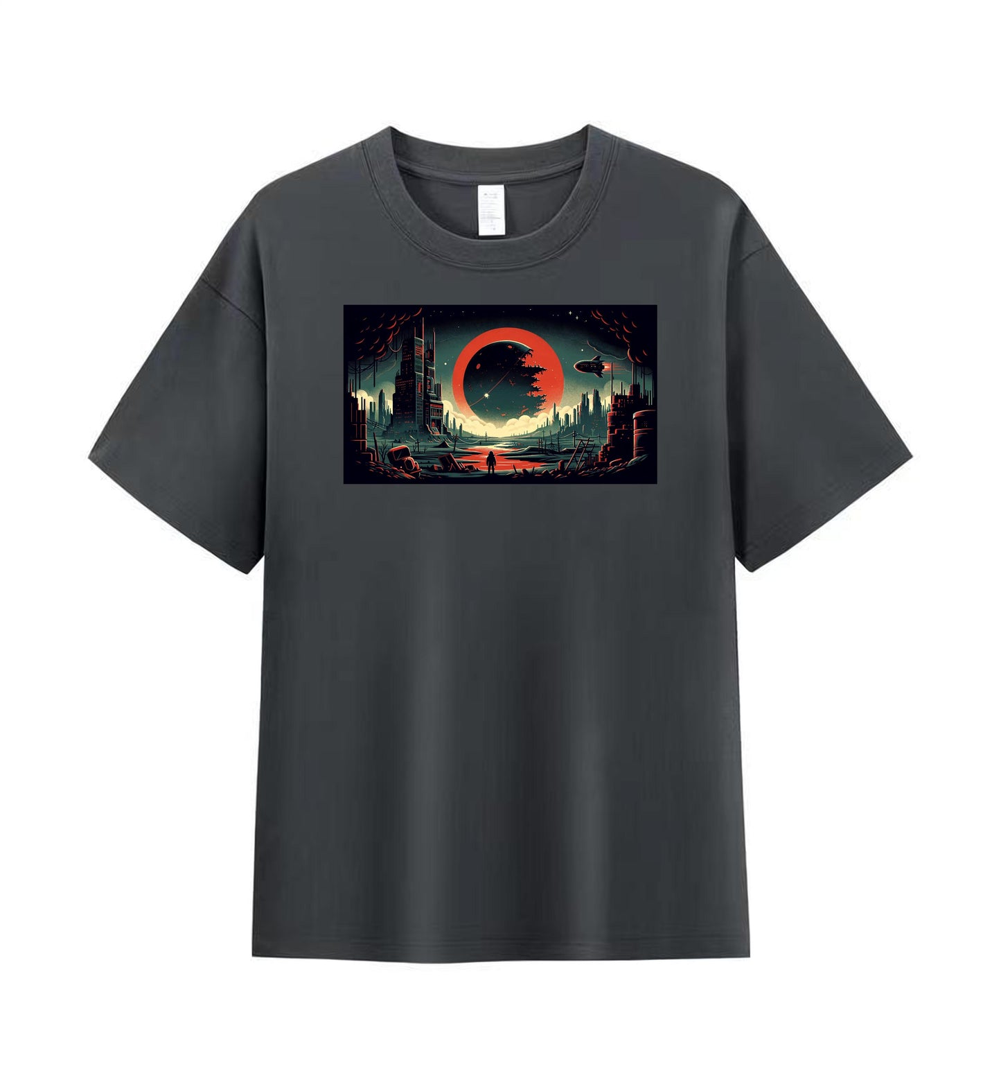 Dystopian Future Men's Tee - A World on the Brink 1