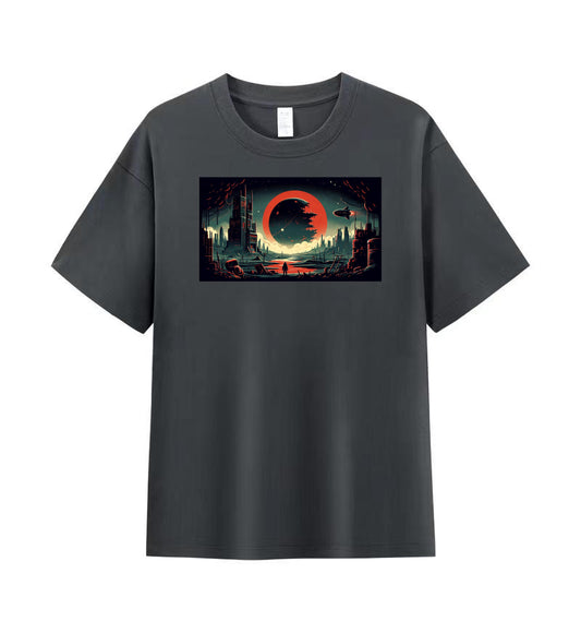 Dystopian Future Men's Tee - A World on the Brink 1