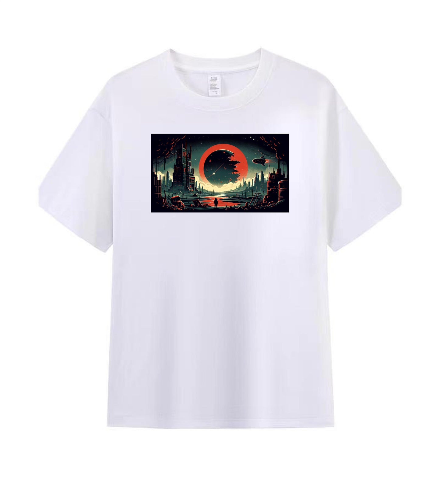 Dystopian Future Men's Tee - A World on the Brink 1