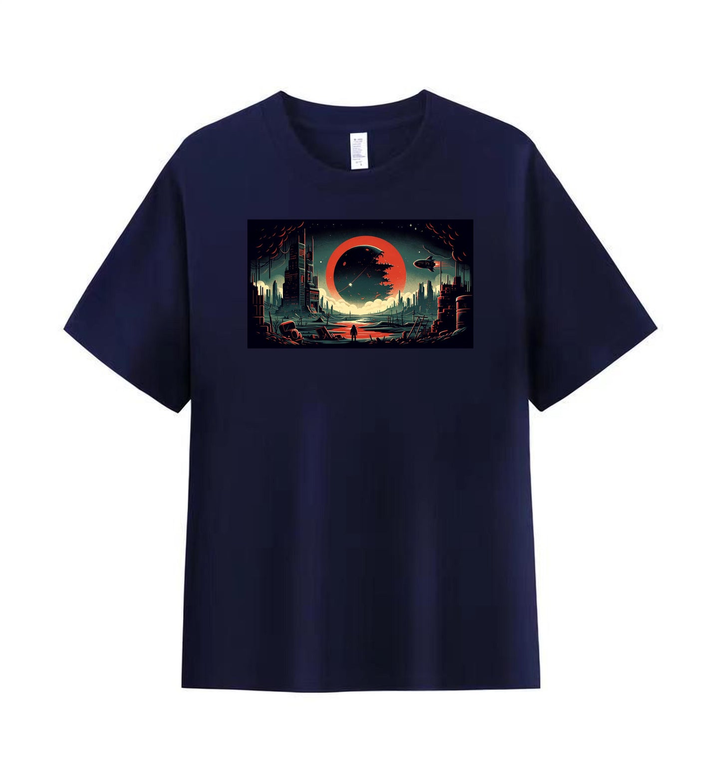 Dystopian Future Men's Tee - A World on the Brink 1