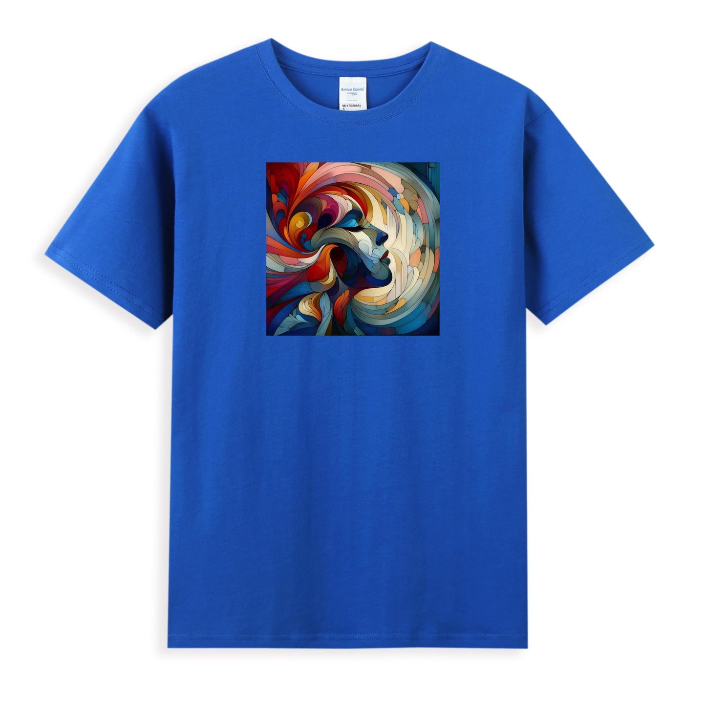 Women's 100% Cotton T-Shirt - Abstract Art Design