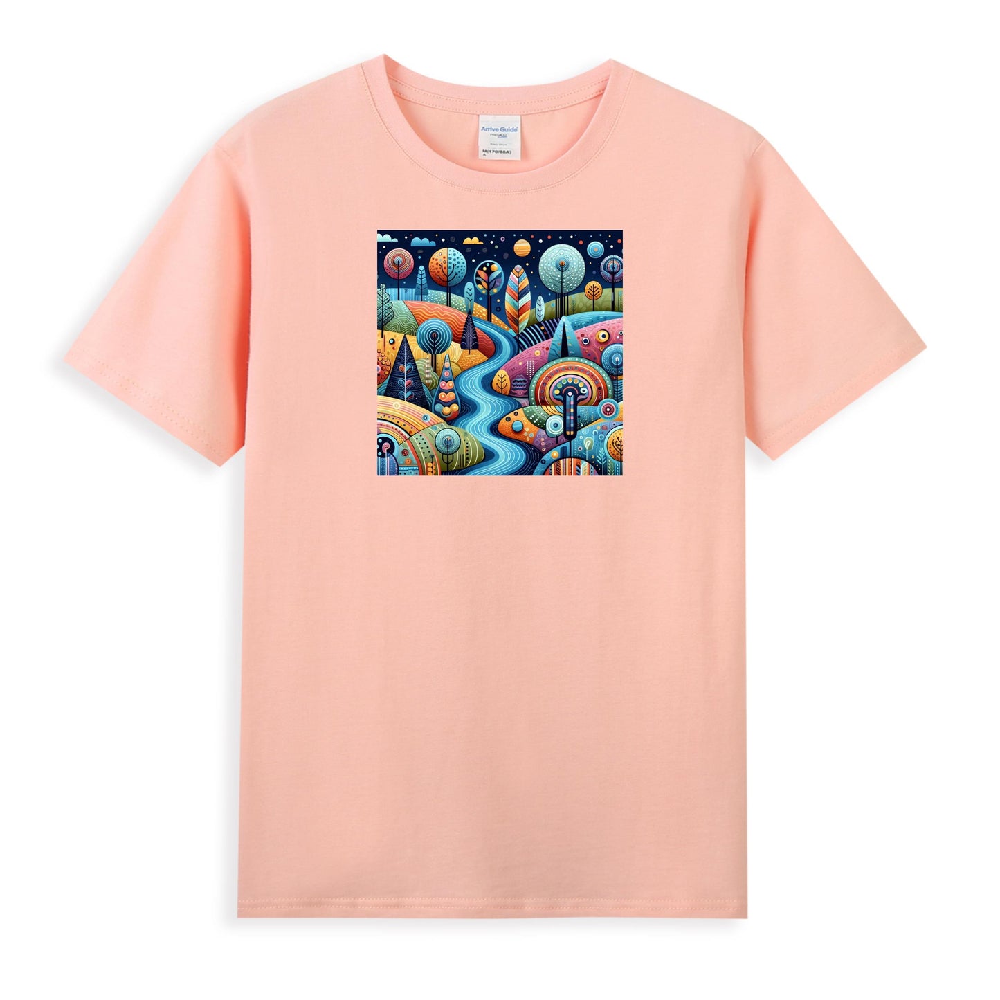 Women's 100% Cotton T-Shirt - Enchanted Journey Through Whimsical Worlds