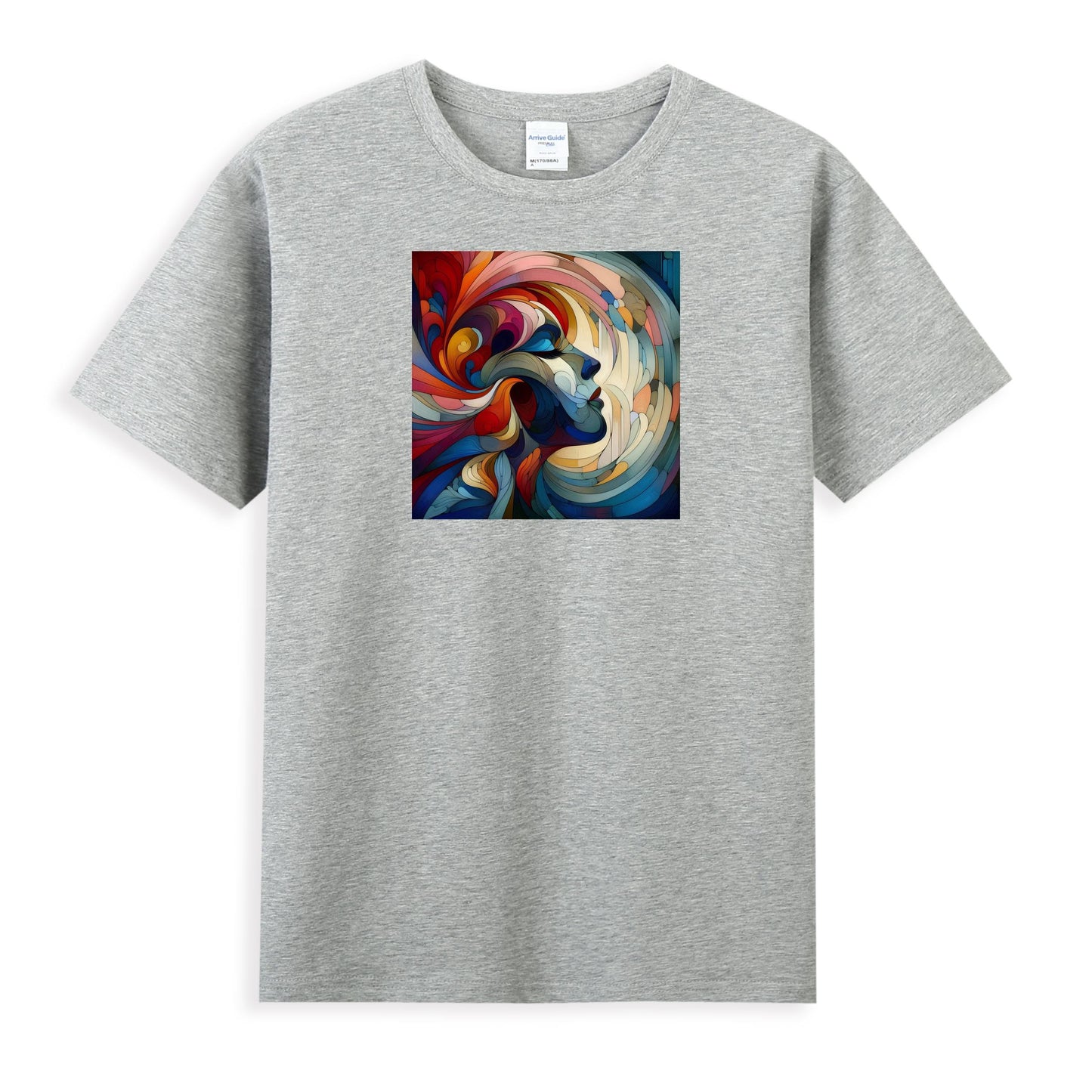 Women's 100% Cotton T-Shirt - Abstract Art Design