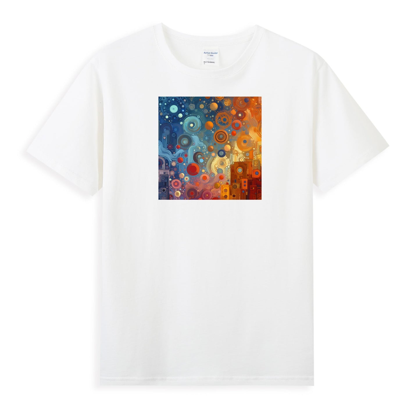 Women's Imaginative Cotton Tee - Celestial Art Design