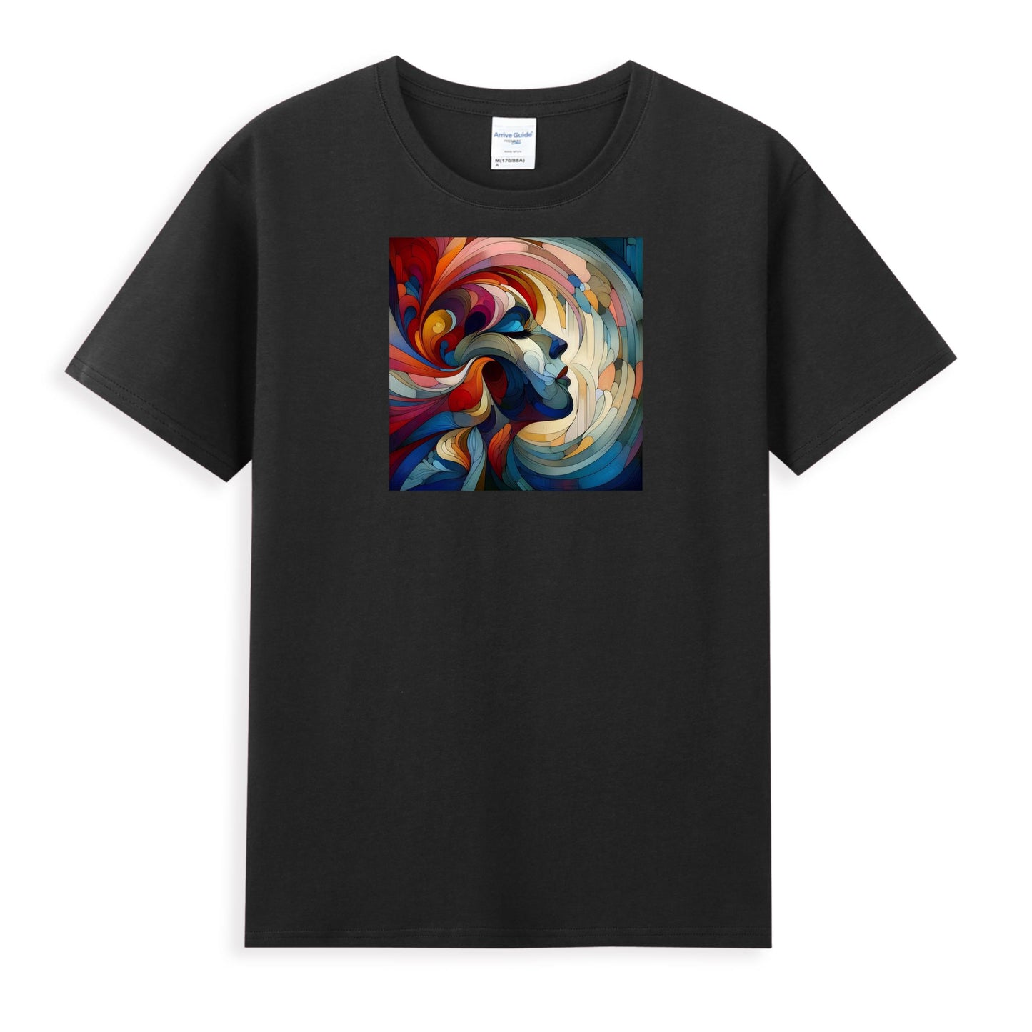 Women's 100% Cotton T-Shirt - Abstract Art Design