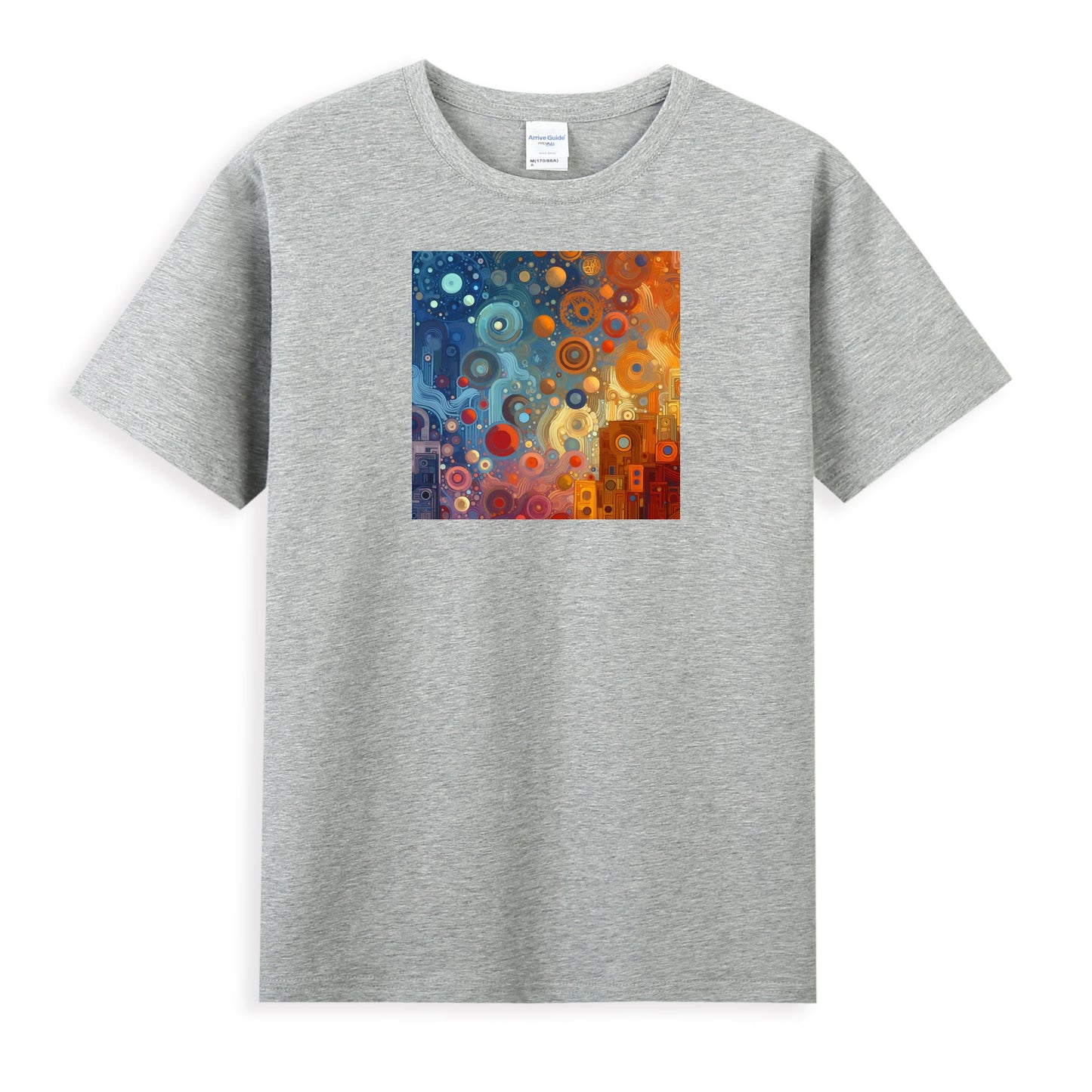 Women's Imaginative Cotton Tee - Celestial Art Design