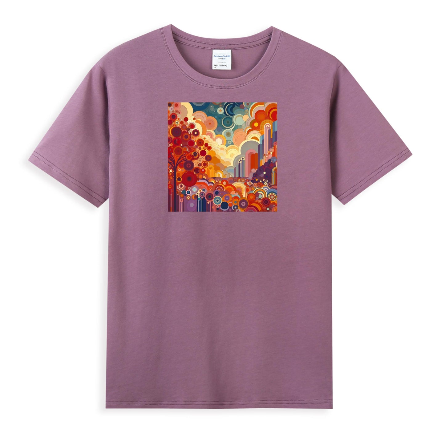 Women's Graphic T-Shirt - Bold and Colorful Abstract Design