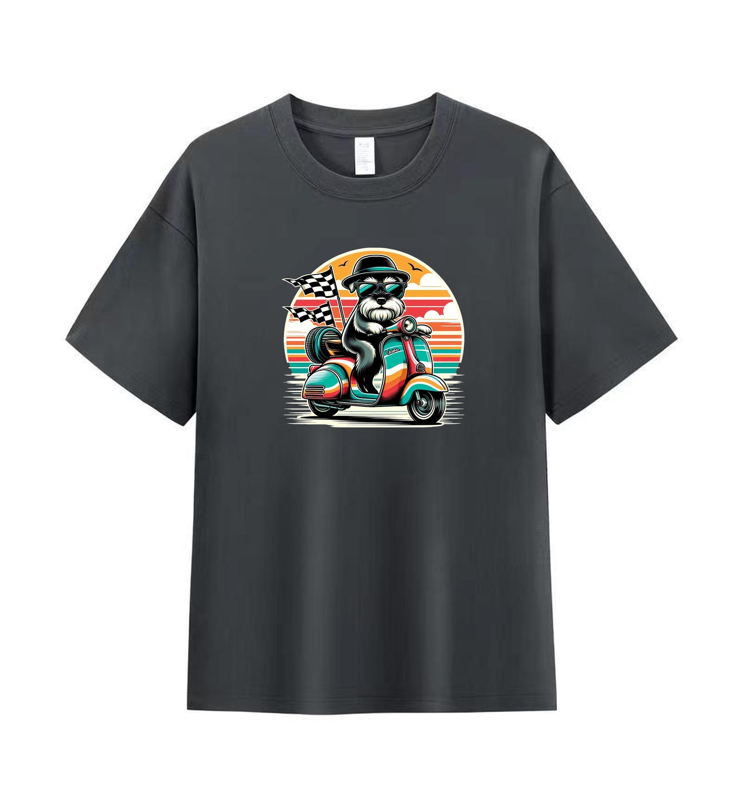 Scooter Fun - 100% Cotton Dog Adventure T-Shirt