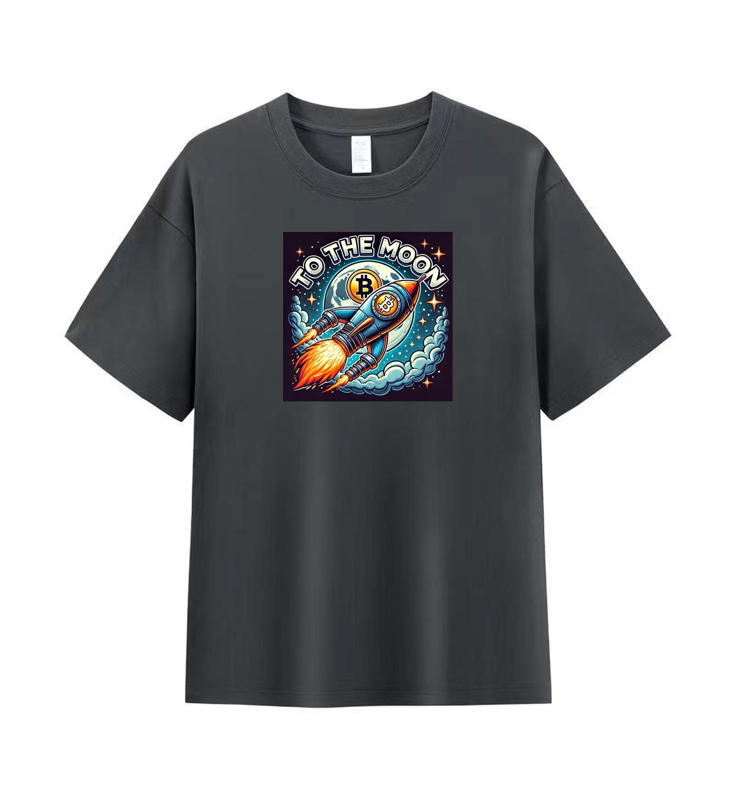 Bitcoin to the Moon Graphic Men's Tee