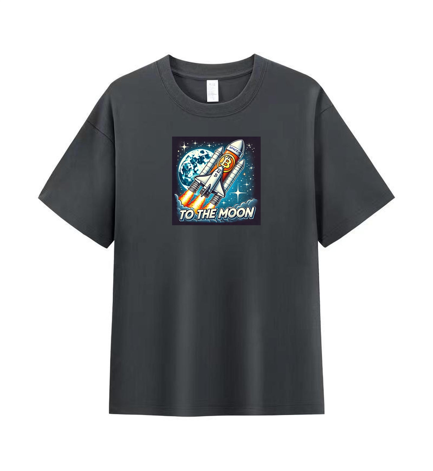 Crypto Rocket Men's Bitcoin T-shirt