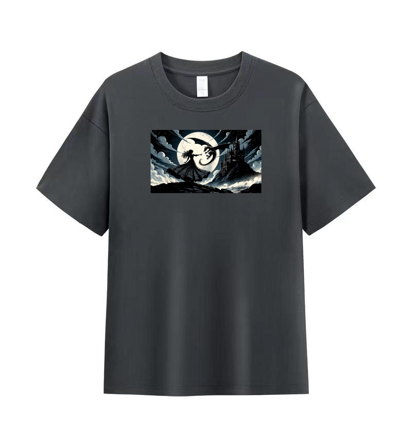 Gothic Moon Warrior 100% Premium Cotton Men’s Tee