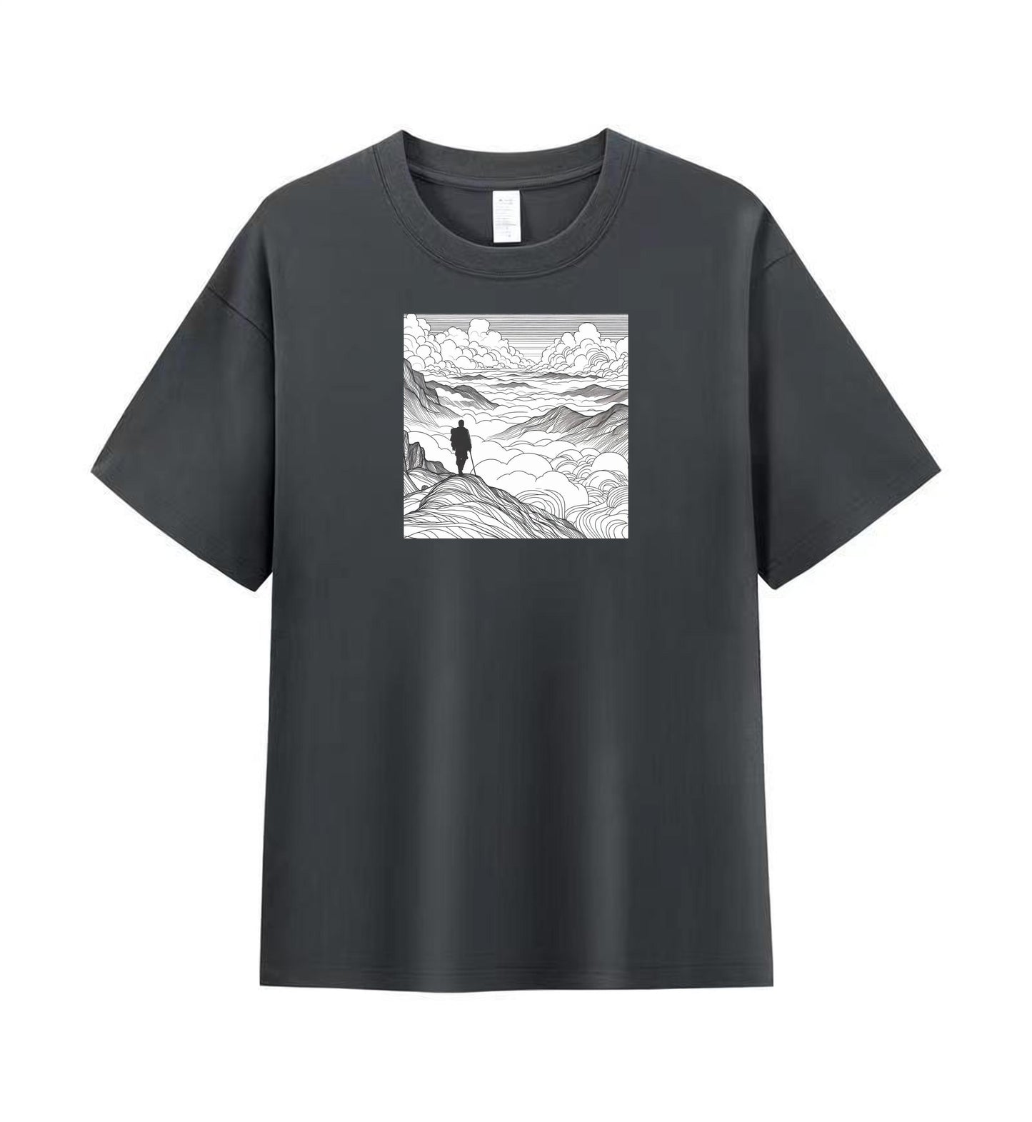 Abstract Mountain Journey Men's Tee