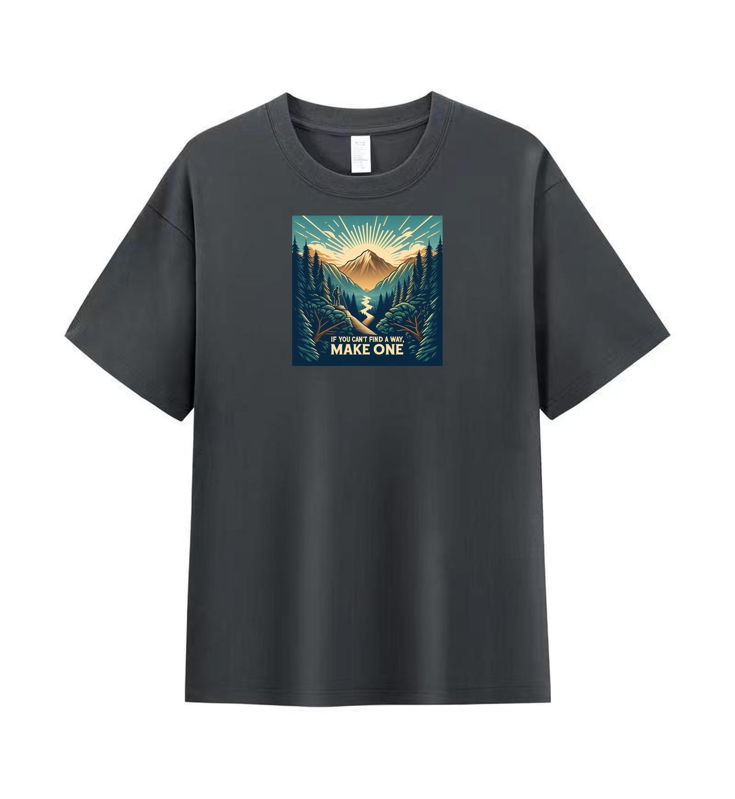 Mountain Trail Motivation T-shirt for Men