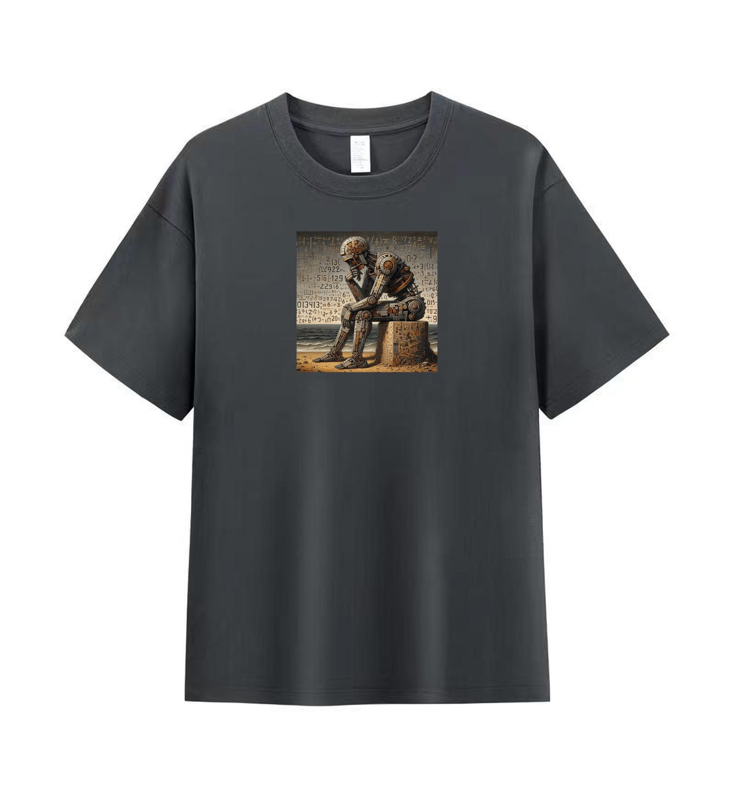 AI Robotic Thinker Graphic Men's Tee