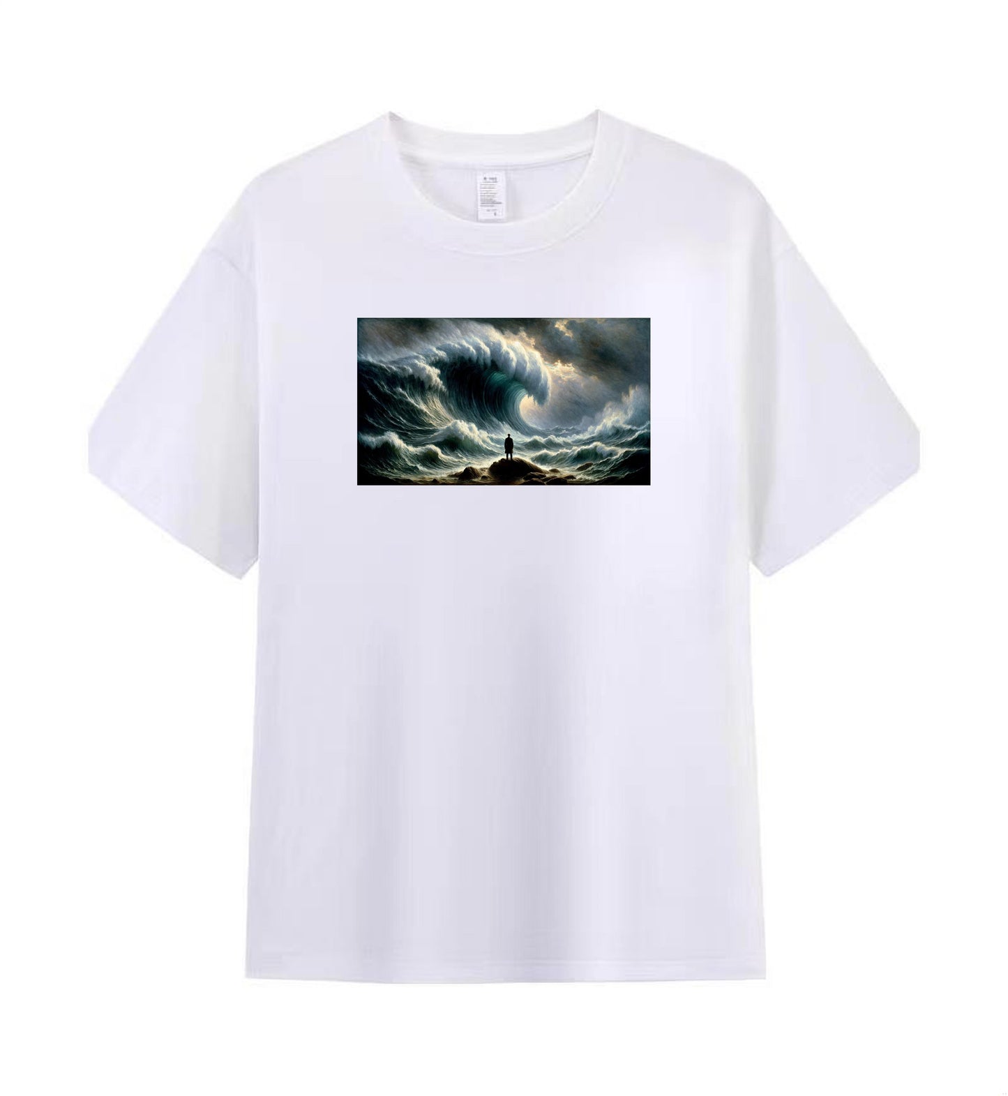 Standing Strong Against the Storm Men’s 100% Premium Cotton T-Shirt