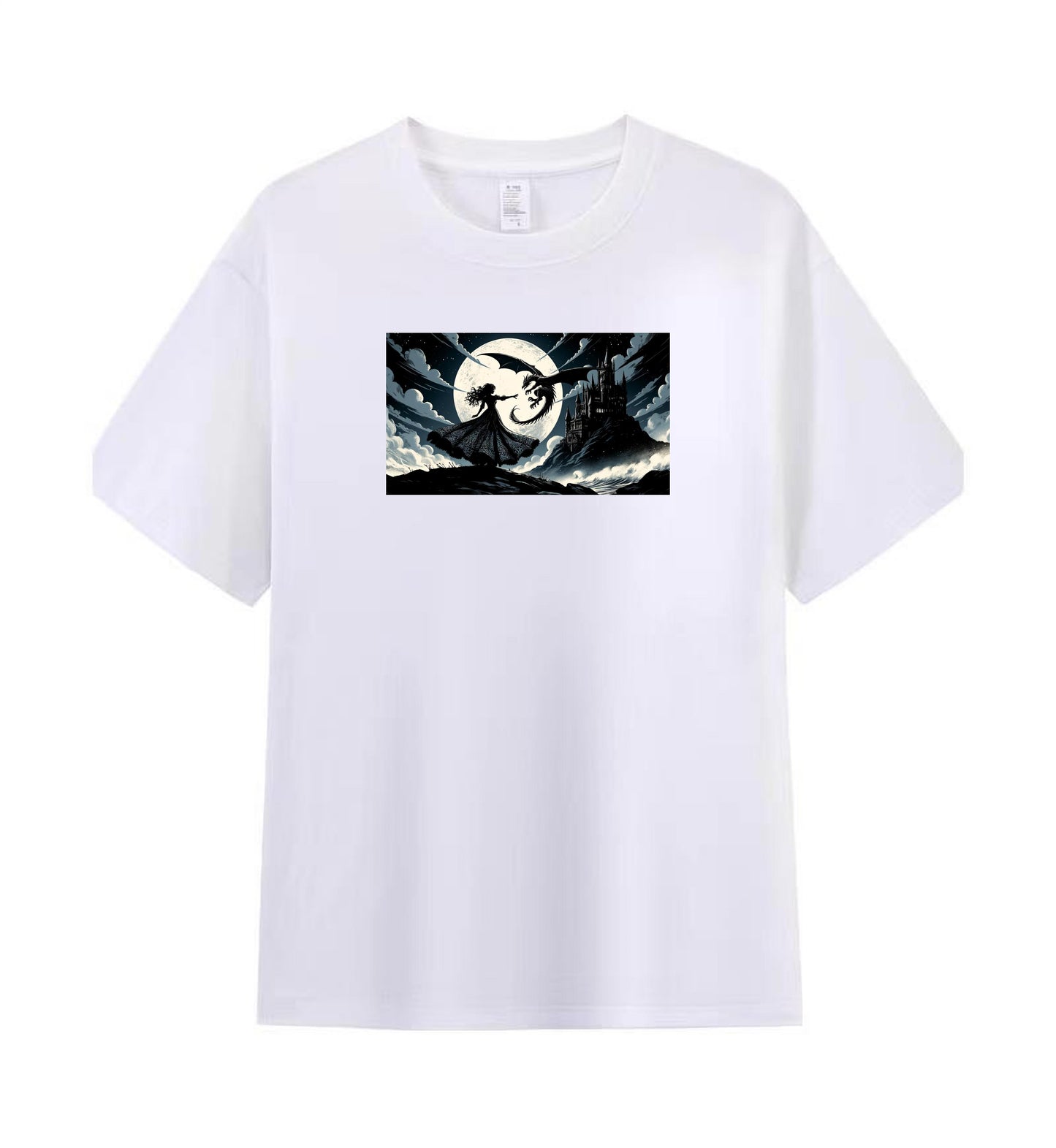 Gothic Moon Warrior 100% Premium Cotton Men’s Tee