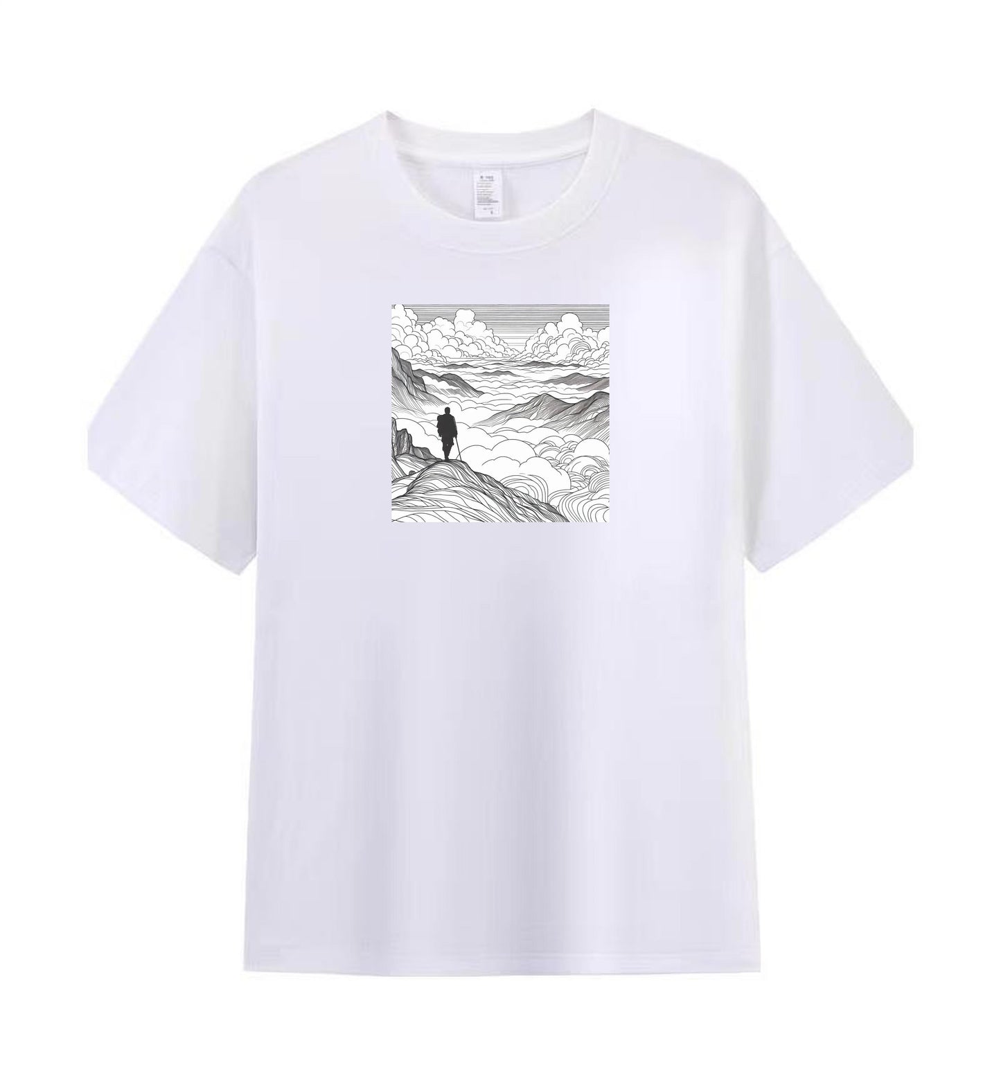 Abstract Mountain Journey Men's Tee