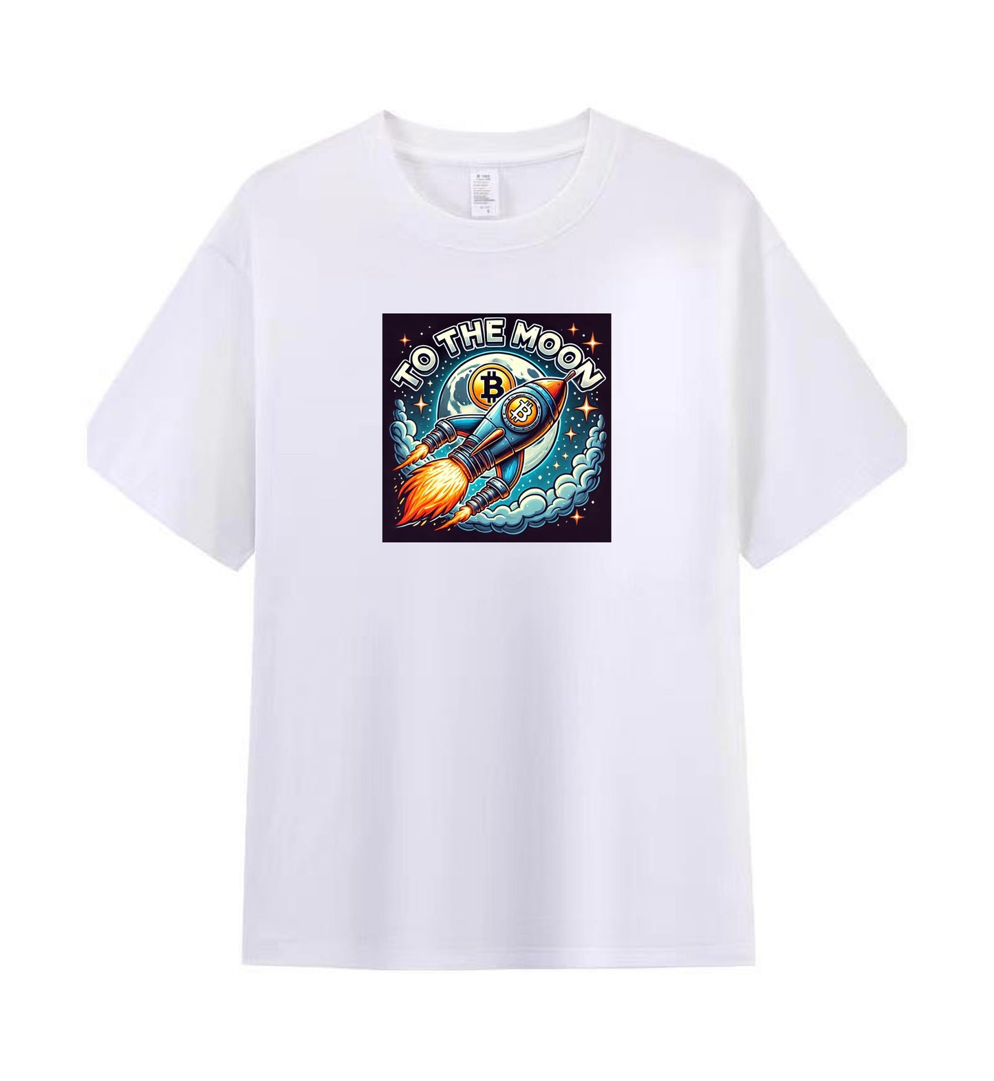 Bitcoin to the Moon Graphic Men's Tee