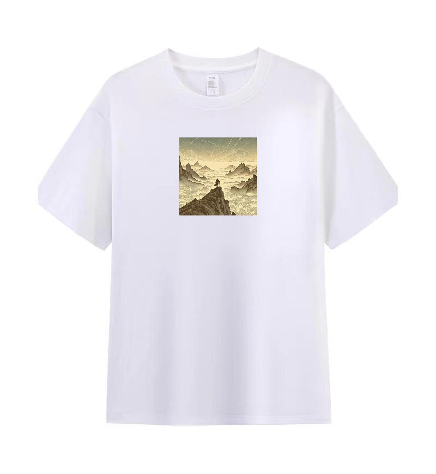 Peaks of Freedom Men's Graphic Cotton Tee