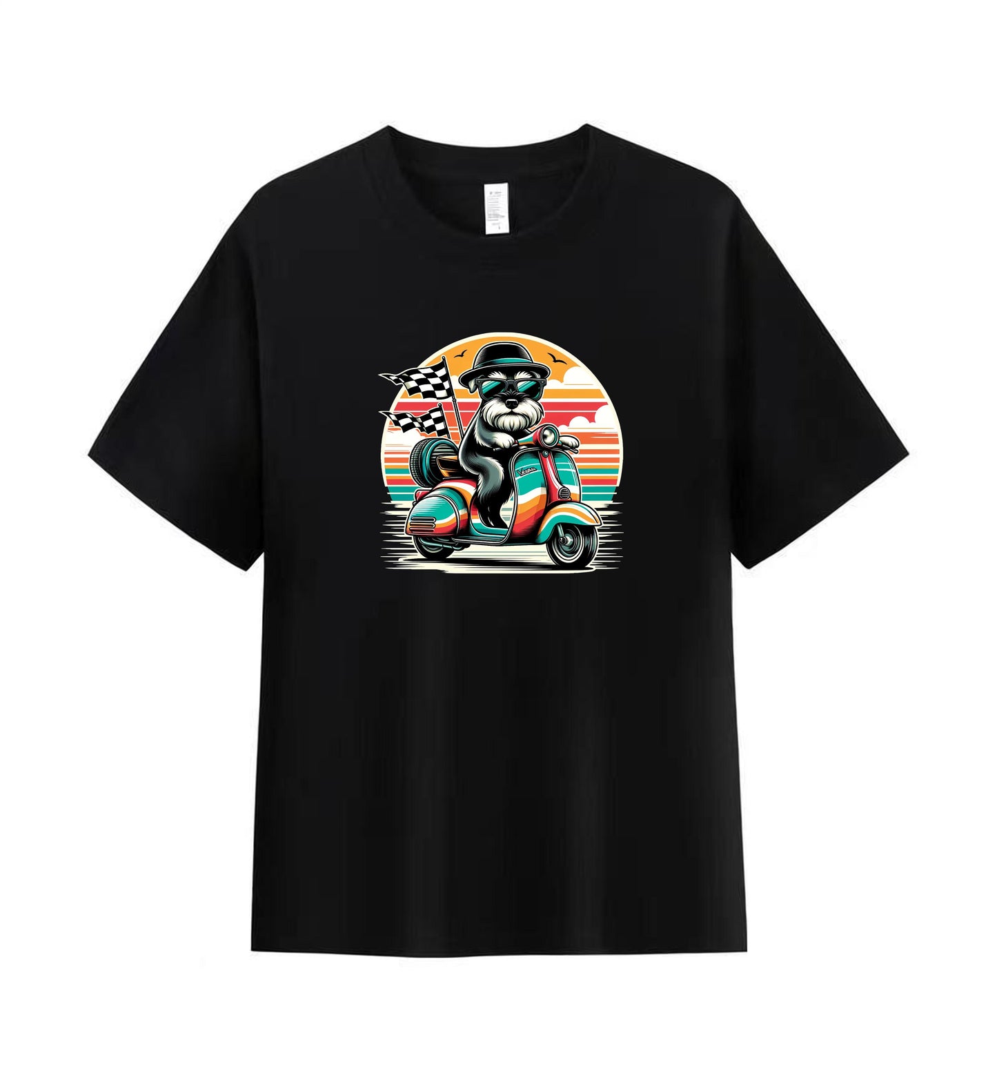 Scooter Fun - 100% Cotton Dog Adventure T-Shirt