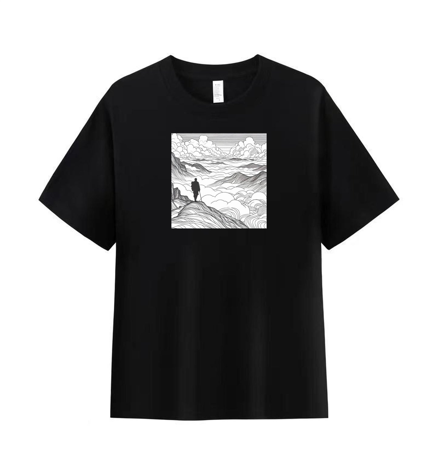 Abstract Mountain Journey Men's Tee