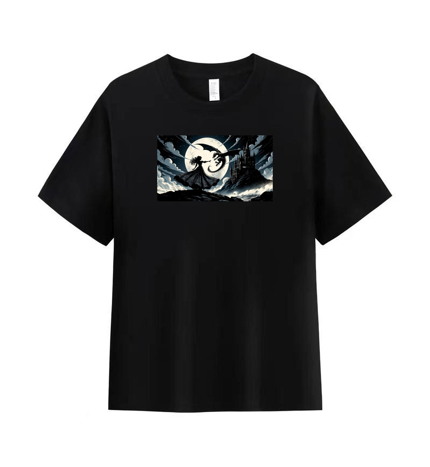 Gothic Moon Warrior 100% Premium Cotton Men’s Tee