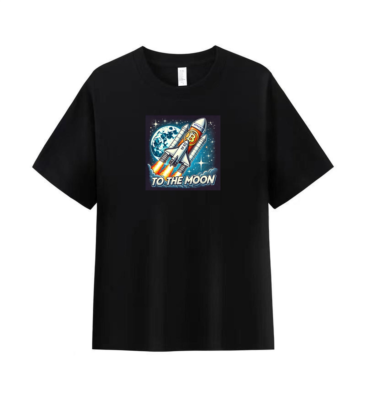 Crypto Rocket Men's Bitcoin T-shirt