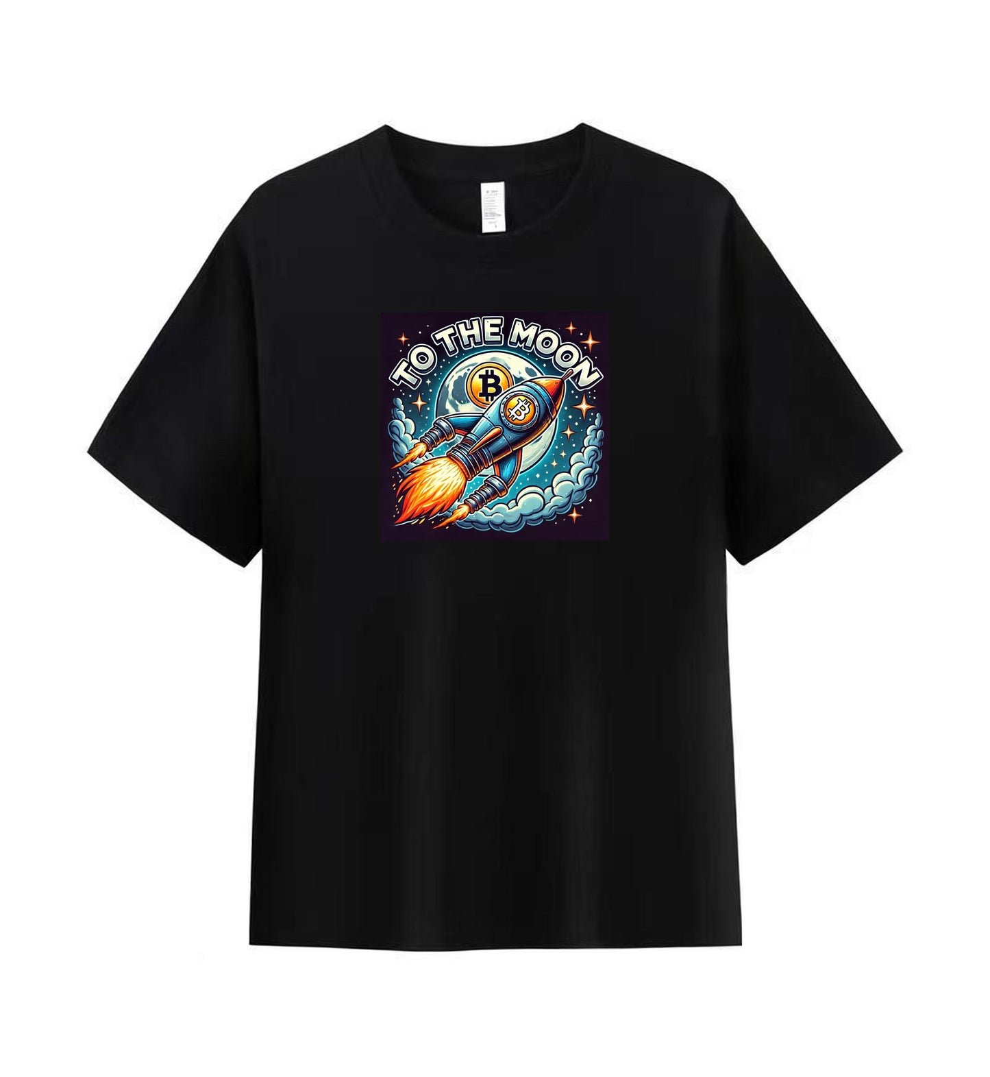 Bitcoin to the Moon Graphic Men's Tee