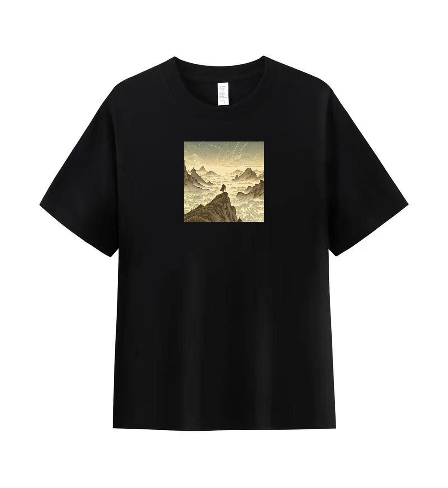 Peaks of Freedom Men's Graphic Cotton Tee