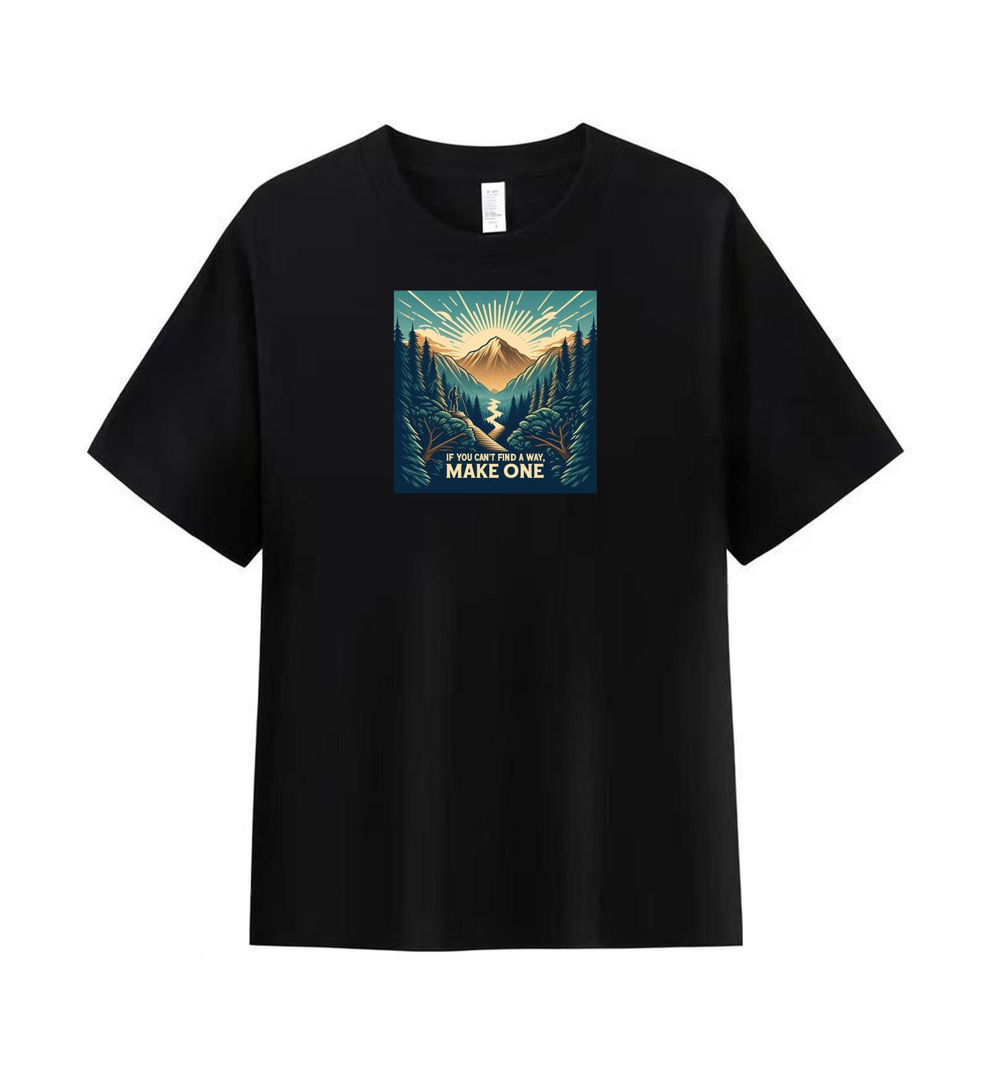 Mountain Trail Motivation T-shirt for Men