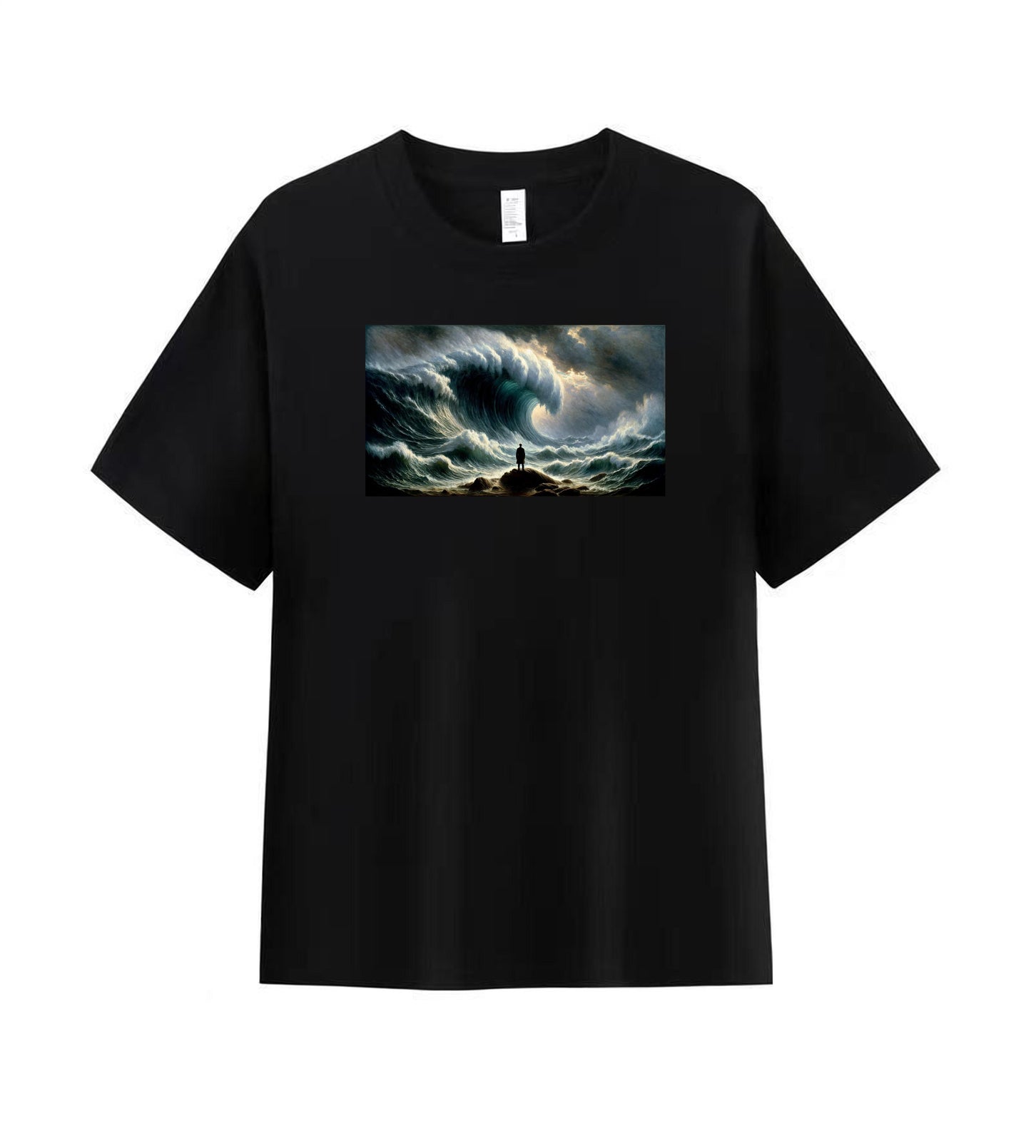 Standing Strong Against the Storm Men’s 100% Premium Cotton T-Shirt