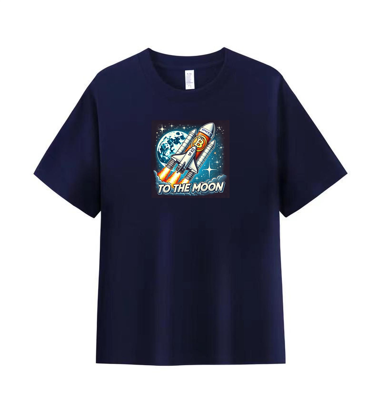 Crypto Rocket Men's Bitcoin T-shirt