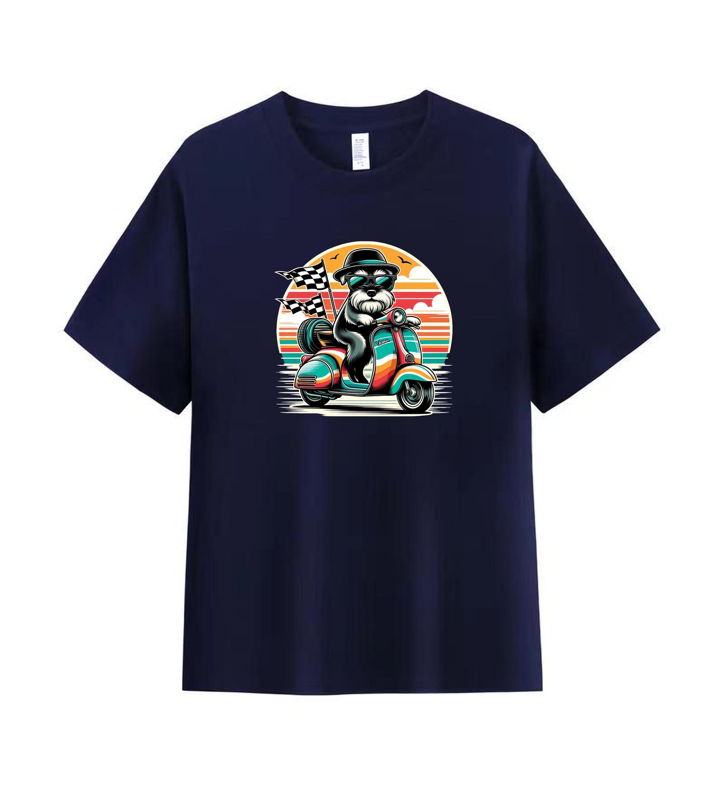 Scooter Fun - 100% Cotton Dog Adventure T-Shirt