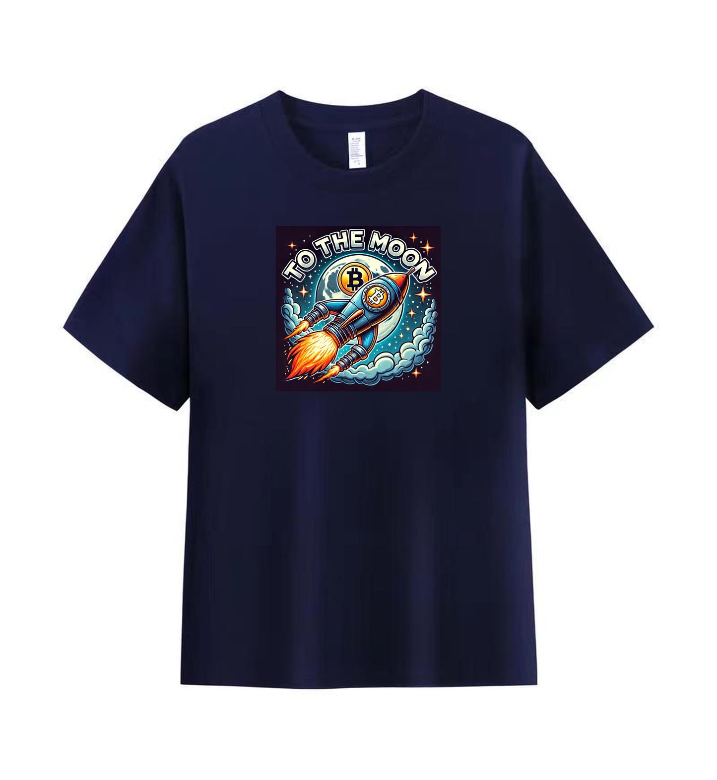 Bitcoin to the Moon Graphic Men's Tee