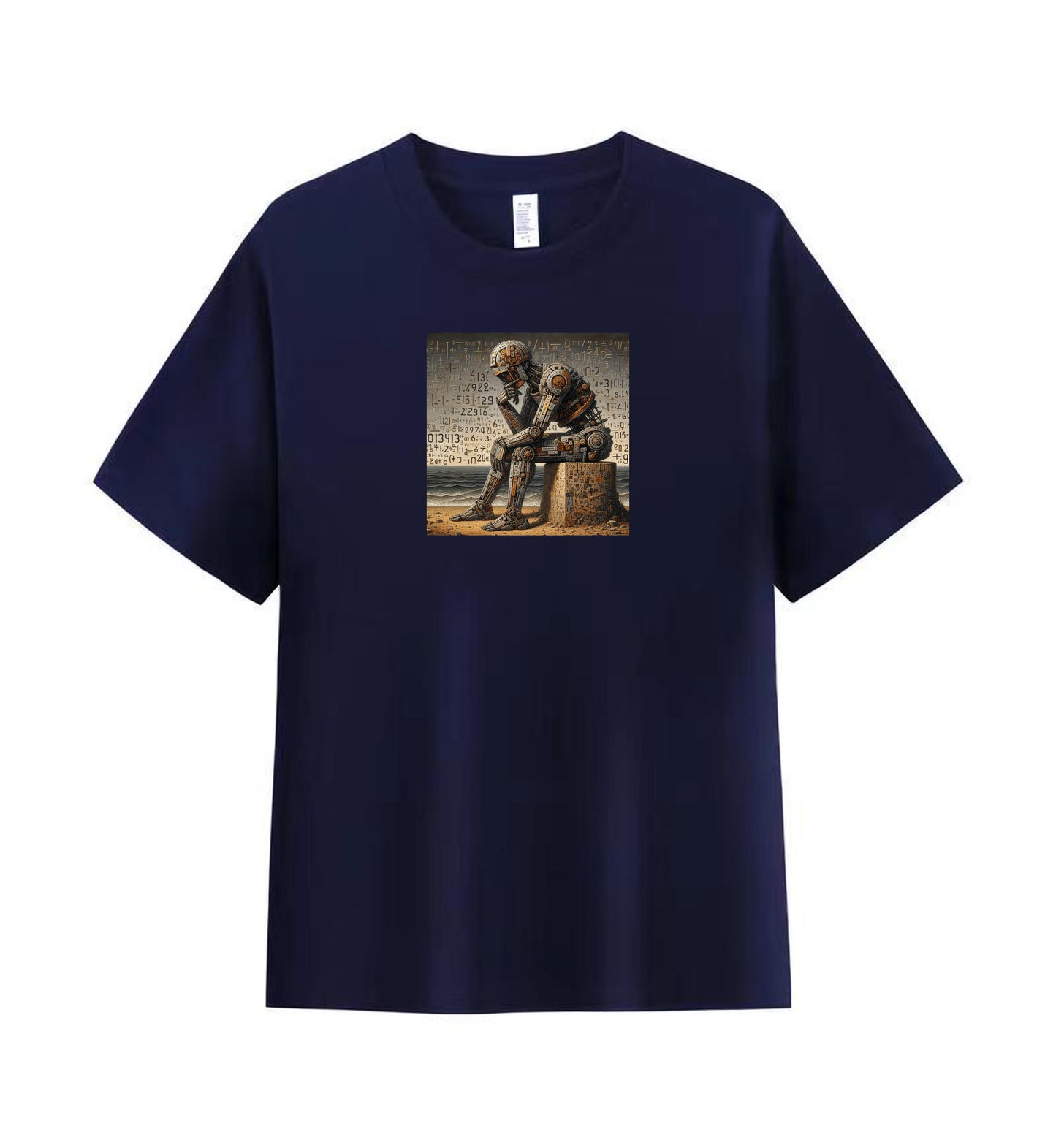 AI Robotic Thinker Graphic Men's Tee