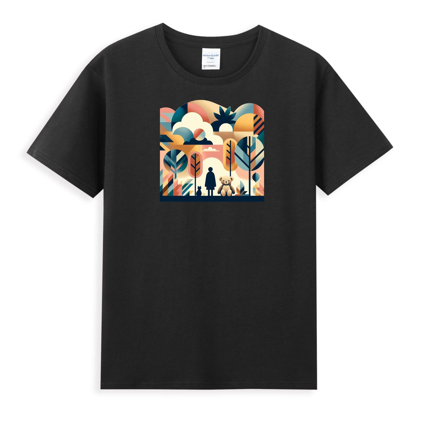 Women's Imaginative Cotton Tee - A World of Childhood Wonder