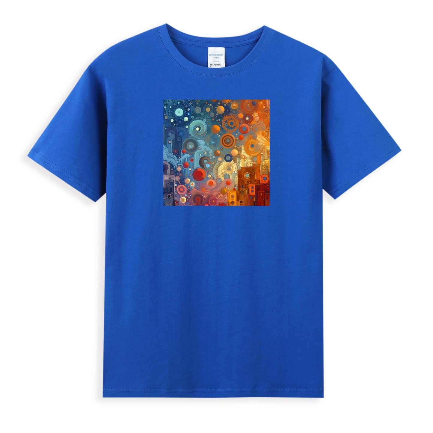 Women's Imaginative Cotton Tee - Celestial Art Design