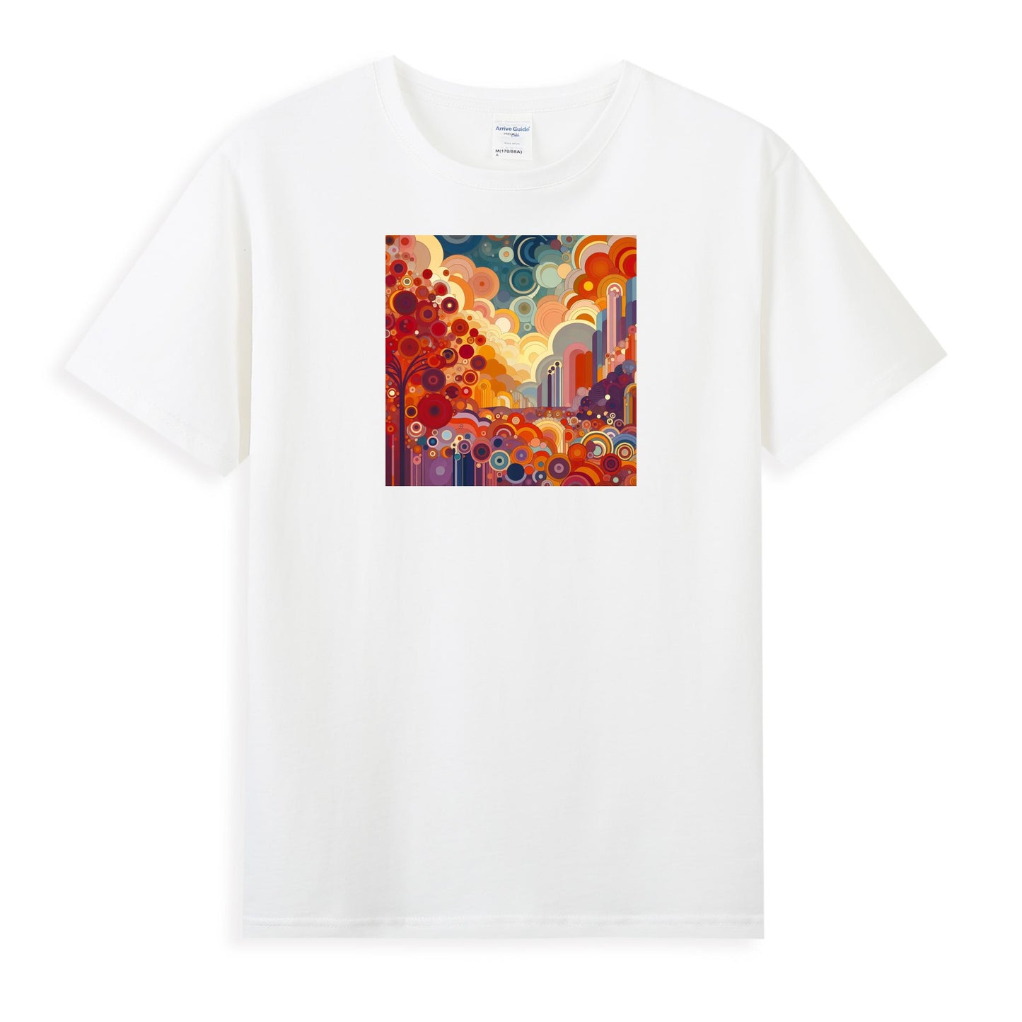 Women's Graphic T-Shirt - Bold and Colorful Abstract Design