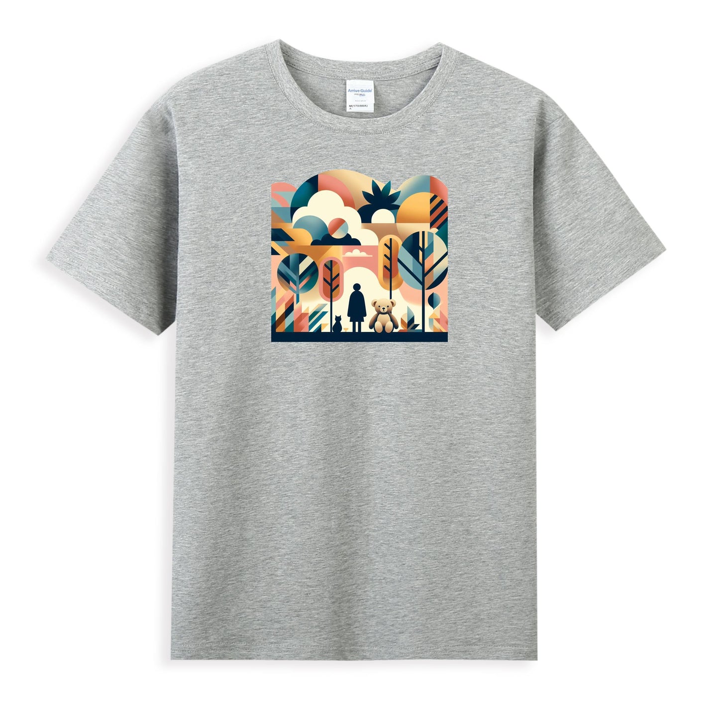 Women's Imaginative Cotton Tee - A World of Childhood Wonder