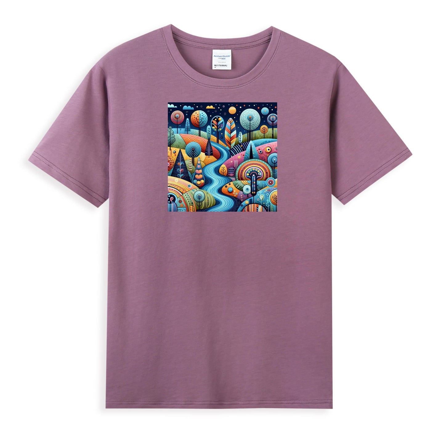 Women's 100% Cotton T-Shirt - Enchanted Journey Through Whimsical Worlds